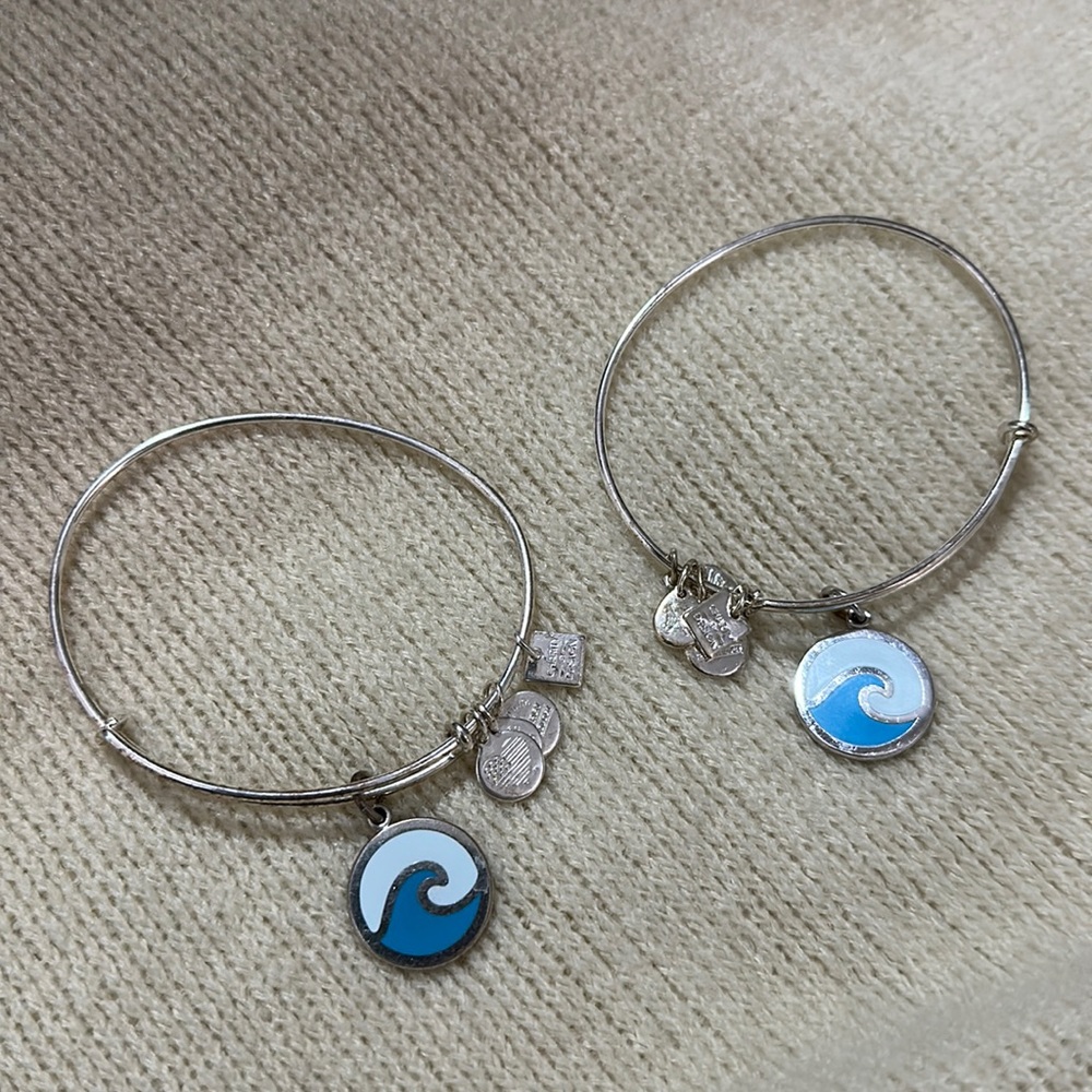Alex & ani bracelet charity wave